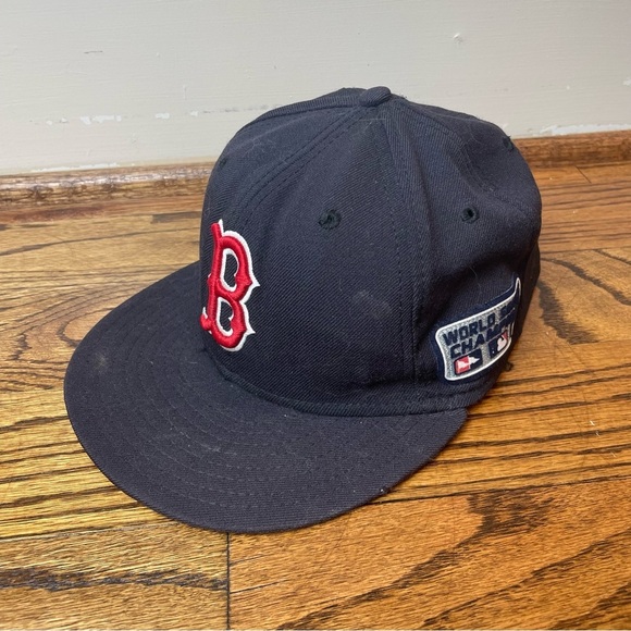 Boston red sox New Era Navy 59FIFTY Fitted Cap - Picture 1 of 7